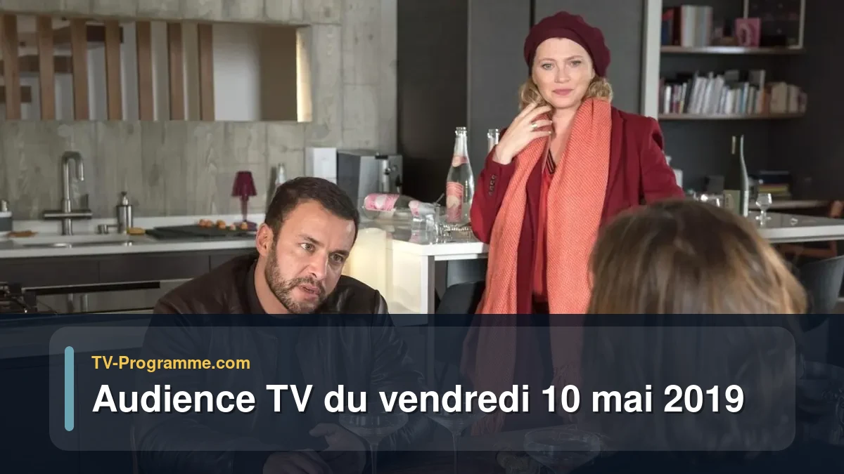 Audiences TV et audimat en prime time du Vendredi 10 mai 2019