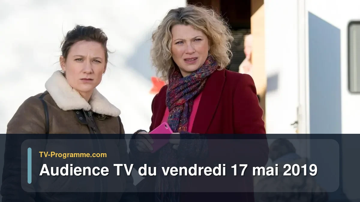 Audiences TV et audimat en prime time du Vendredi 17 mai 2019