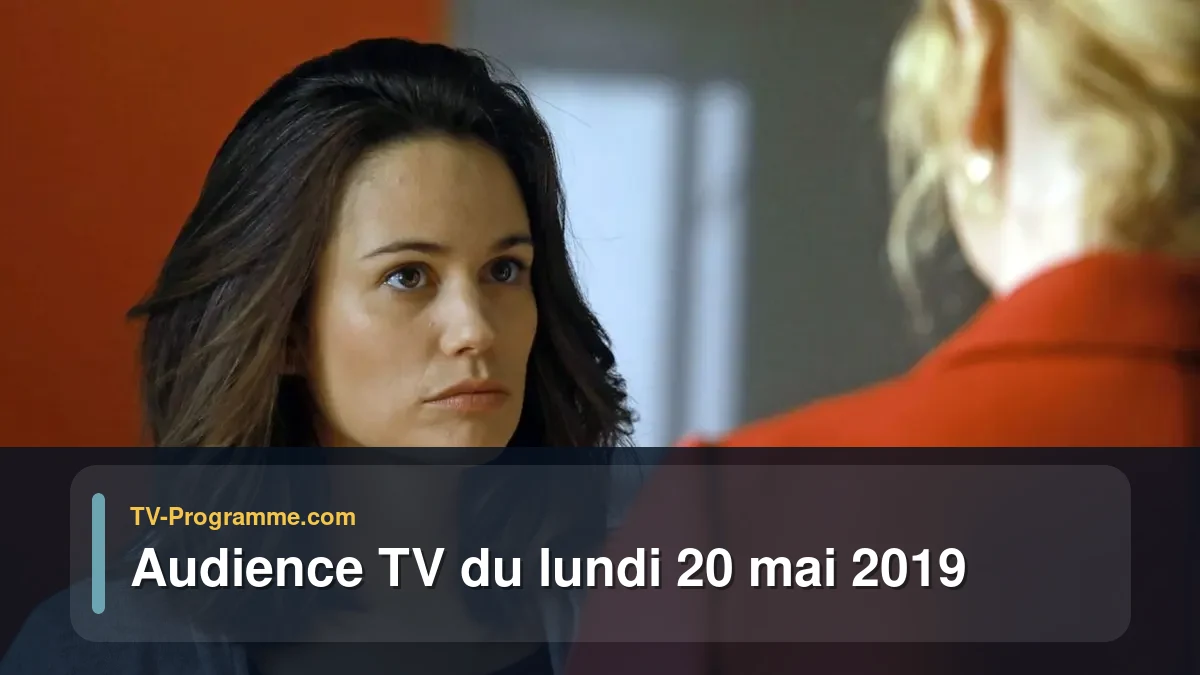 Audiences TV et audimat en prime time du Lundi 20 mai 2019