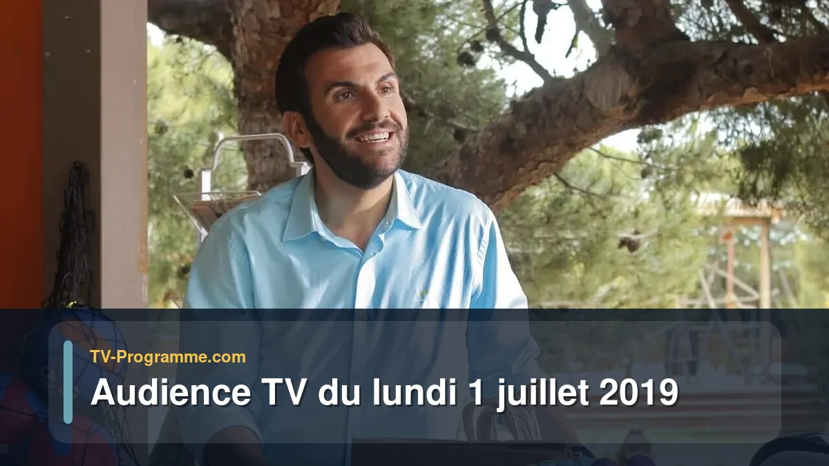 Audiences TV et audimat en prime time du Lundi 1 juillet 2019