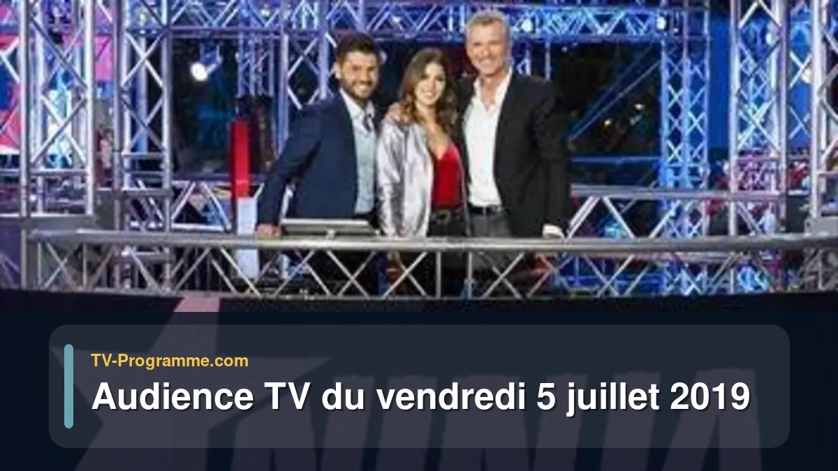 Audiences TV et audimat en prime time du Vendredi 5 juillet 2019
