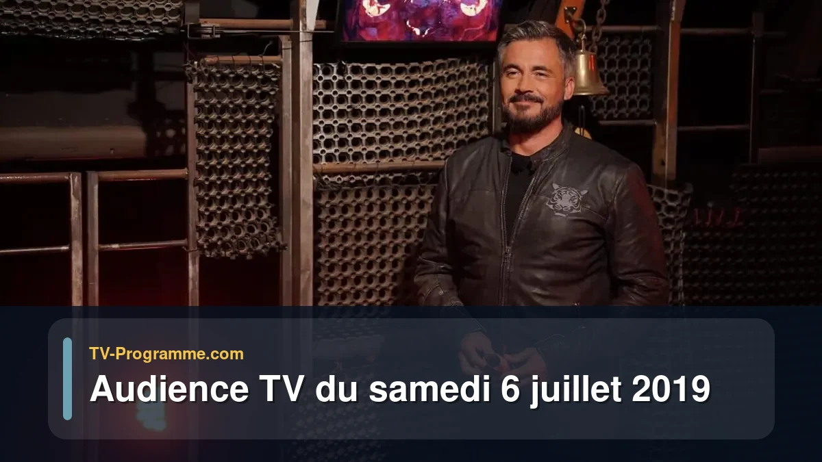 Audiences TV et audimat en prime time du Samedi 6 juillet 2019
