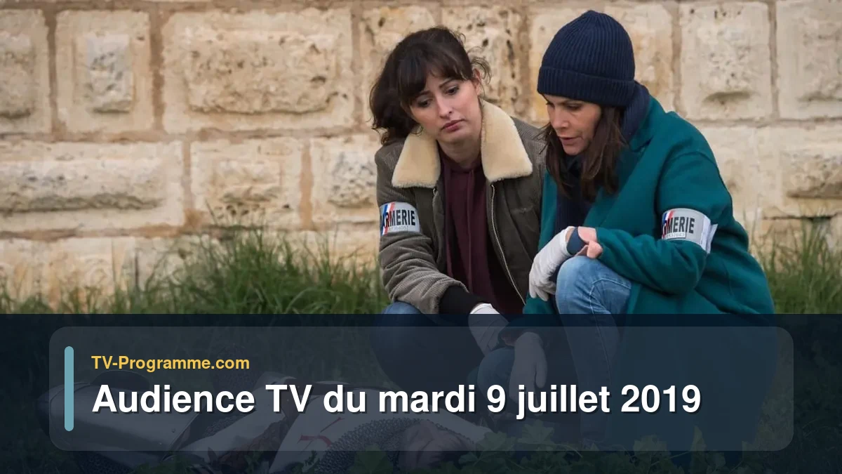 Audiences TV et audimat en prime time du Mardi 9 juillet 2019