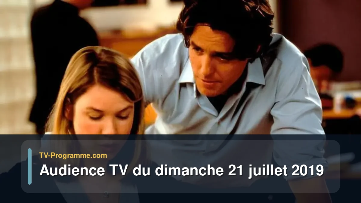 Audiences TV et audimat en prime time du Dimanche 21 juillet 2019