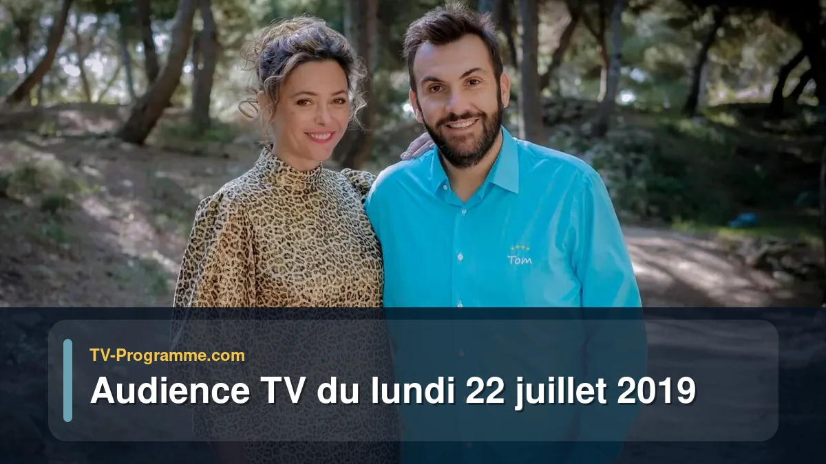 Audiences TV et audimat en prime time du Lundi 22 juillet 2019
