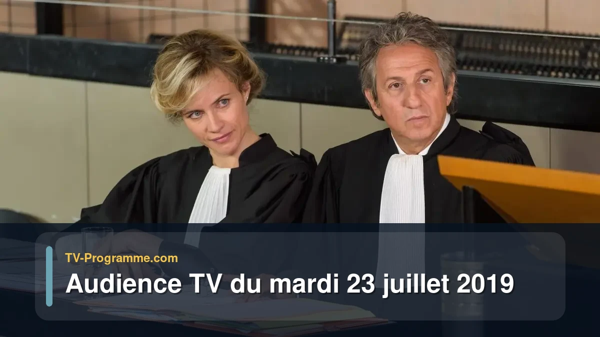 Audiences TV et audimat en prime time du Mardi 23 juillet 2019