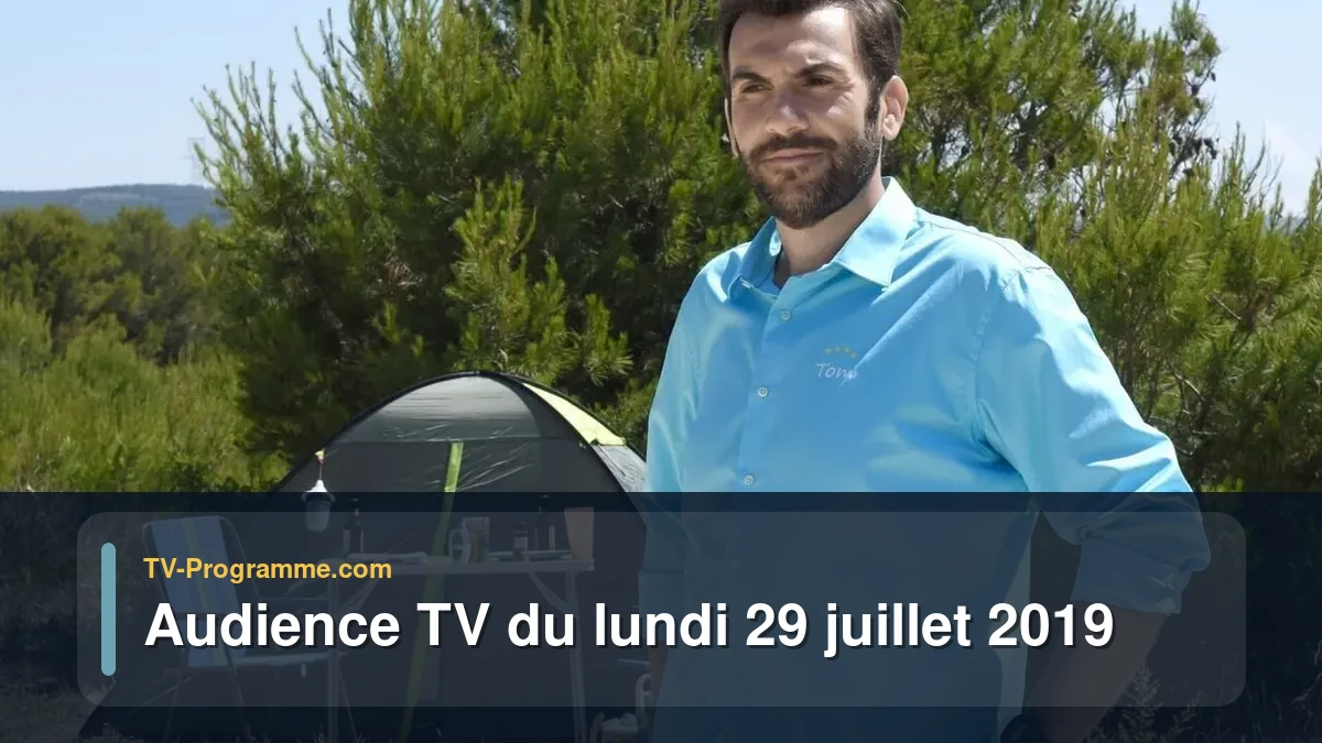 Audiences TV et audimat en prime time du Lundi 29 juillet 2019