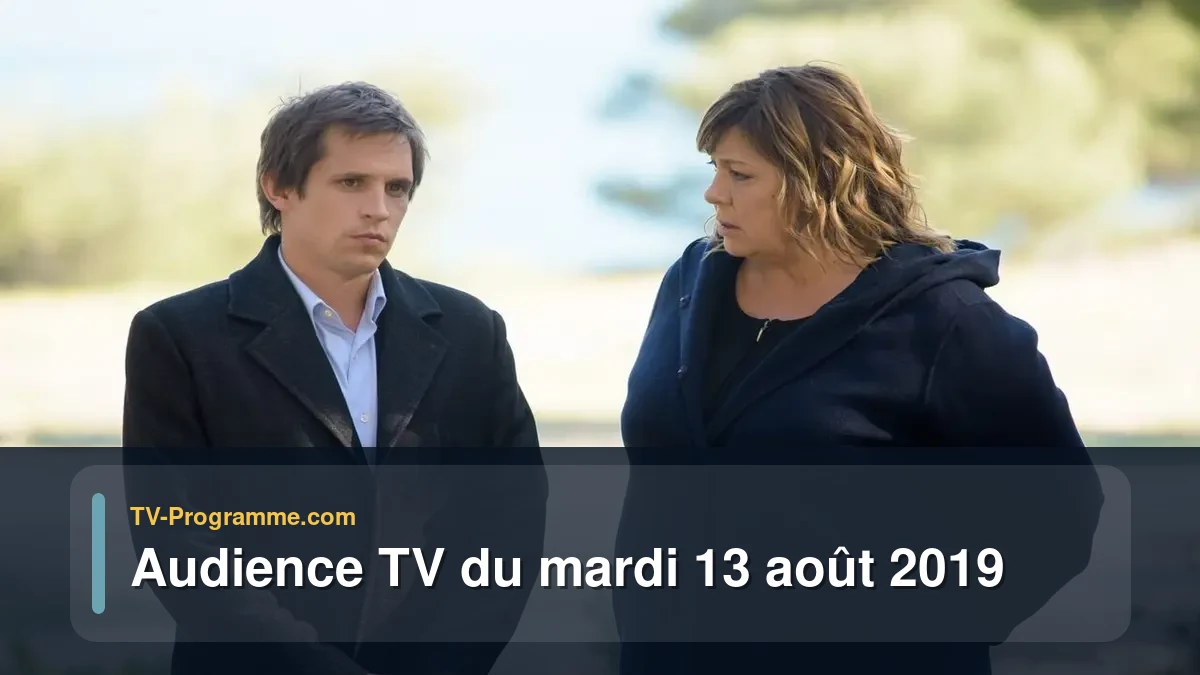 Audiences TV et audimat en prime time du Mardi 13 août 2019