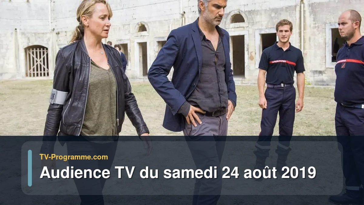 Audiences TV et audimat en prime time du Samedi 24 août 2019