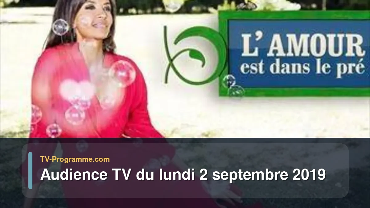 Audiences TV et audimat en prime time du Lundi 2 septembre 2019