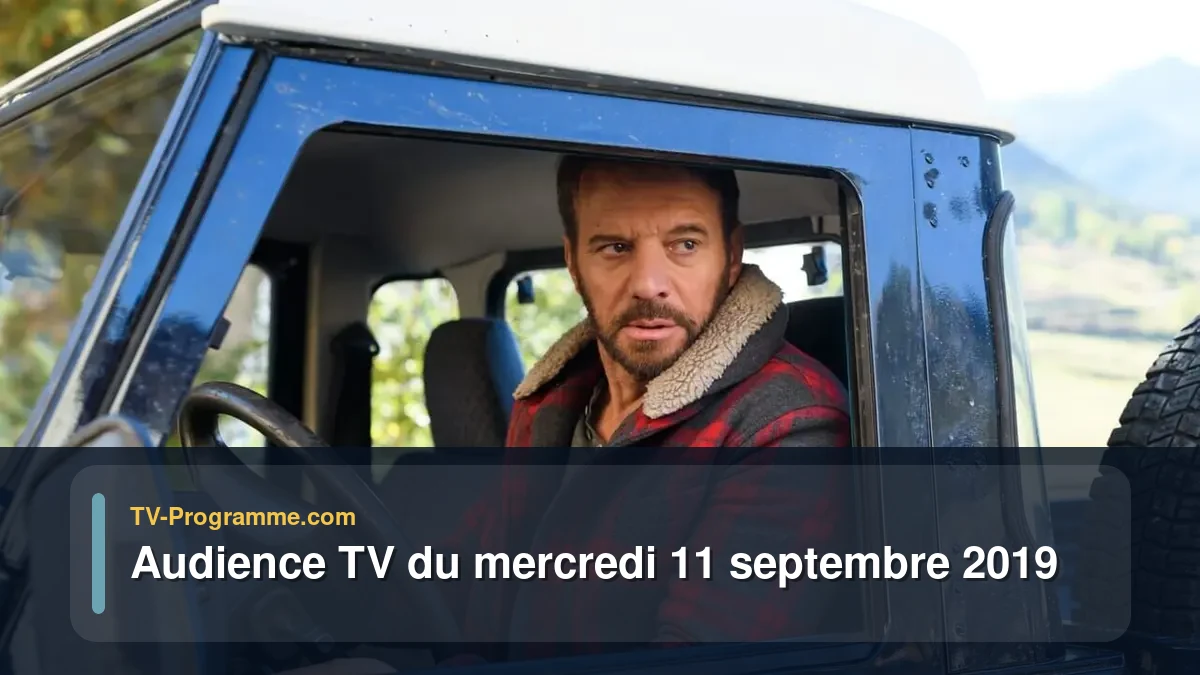 Audiences TV et audimat en prime time du Mercredi 11 septembre 2019