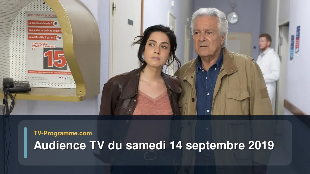 Audiences TV et audimat en prime time du Samedi 14 septembre 2019