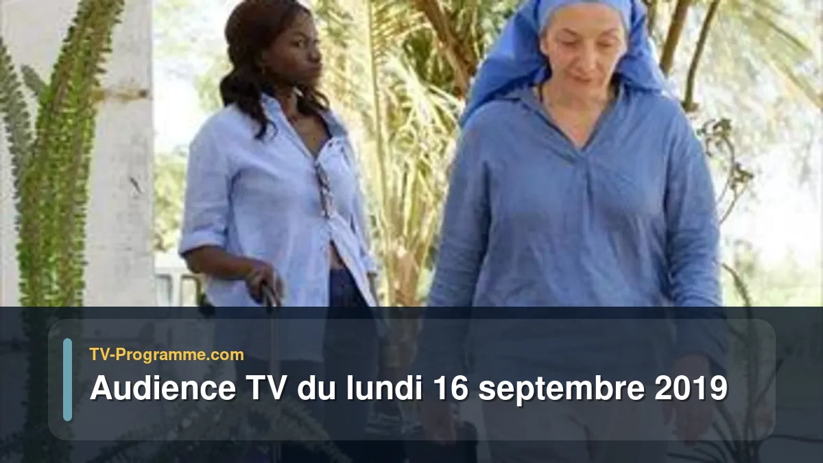 Audiences TV et audimat en prime time du Lundi 16 septembre 2019