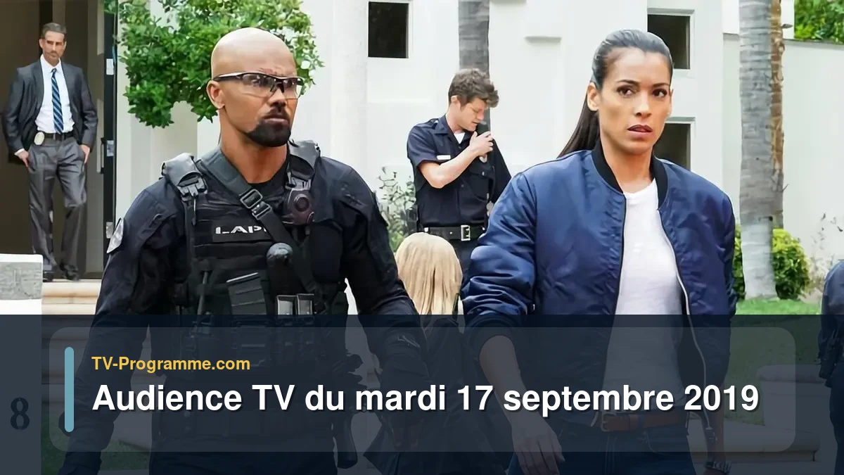 Audiences TV et audimat en prime time du Mardi 17 septembre 2019