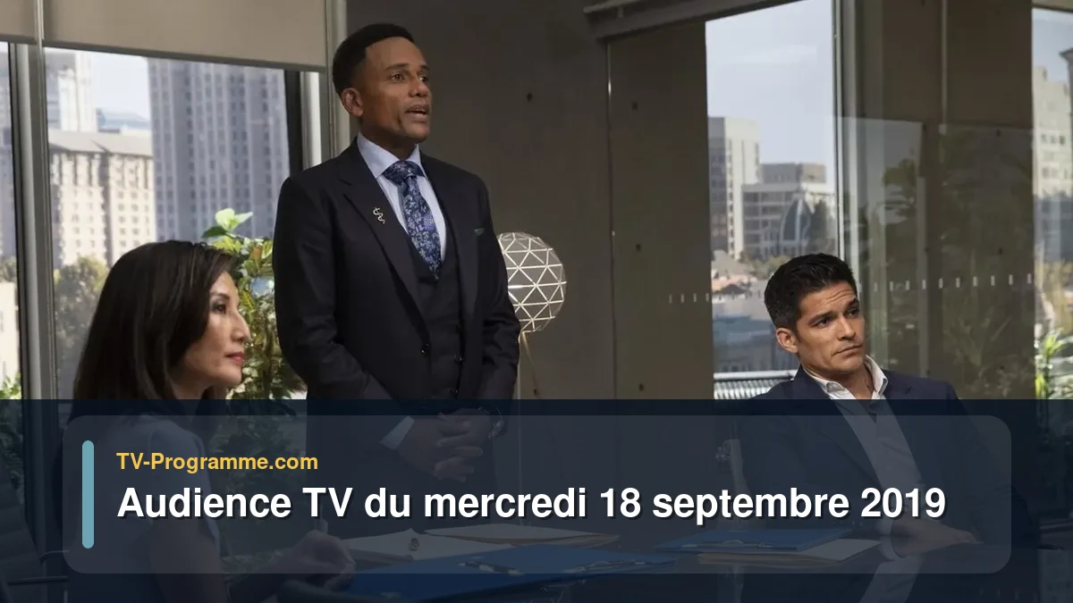 Audiences TV et audimat en prime time du Mercredi 18 septembre 2019