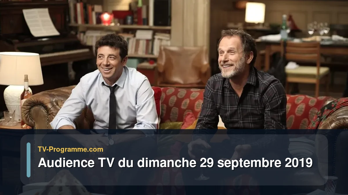 Audiences TV et audimat en prime time du Dimanche 29 septembre 2019