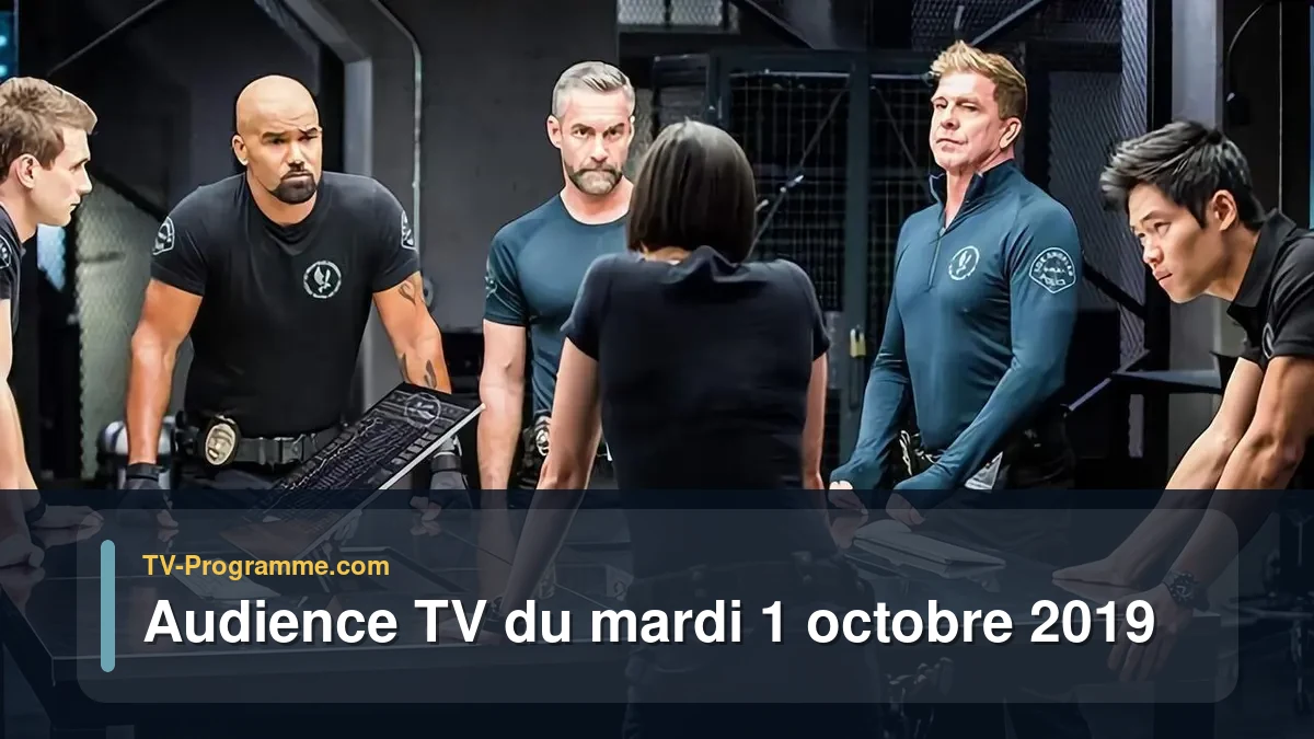 Audiences TV et audimat en prime time du Mardi 1 octobre 2019