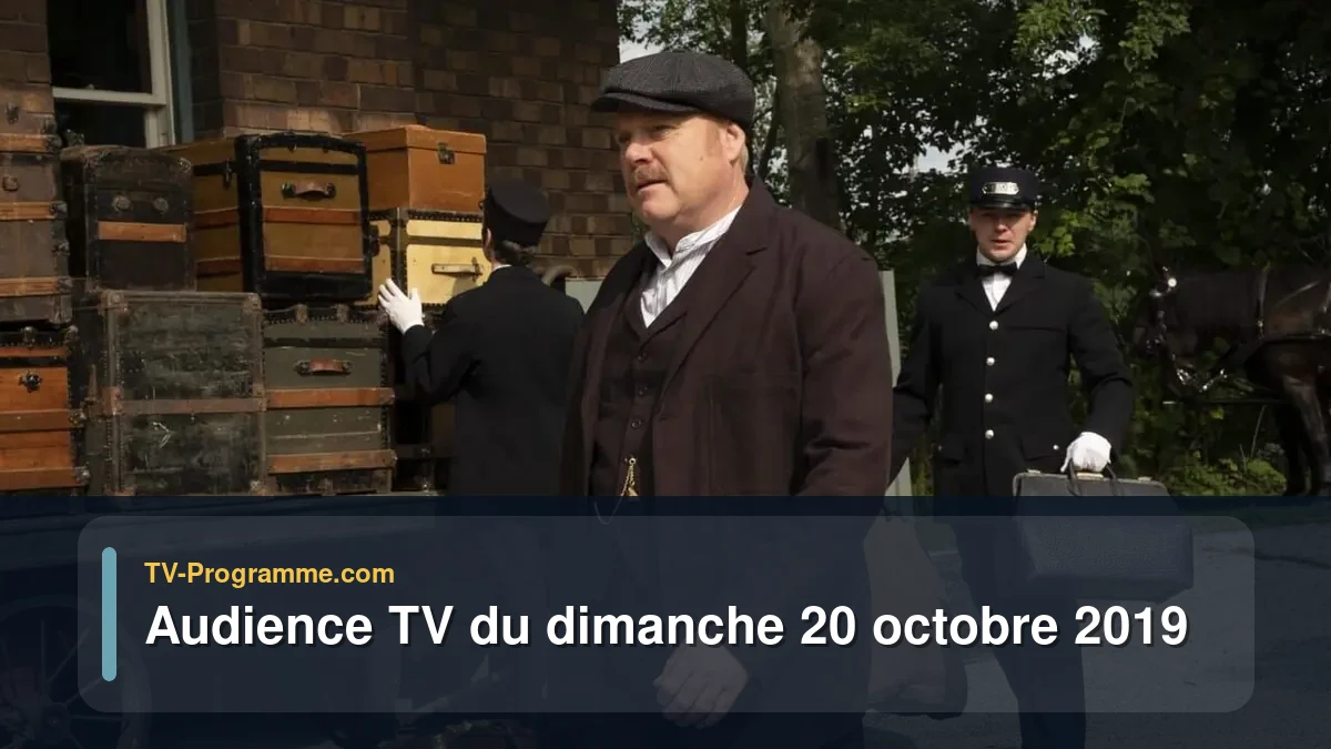 Audiences TV et audimat en prime time du Dimanche 20 octobre 2019