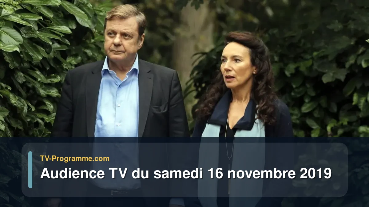 Audiences TV et audimat en prime time du Samedi 16 novembre 2019