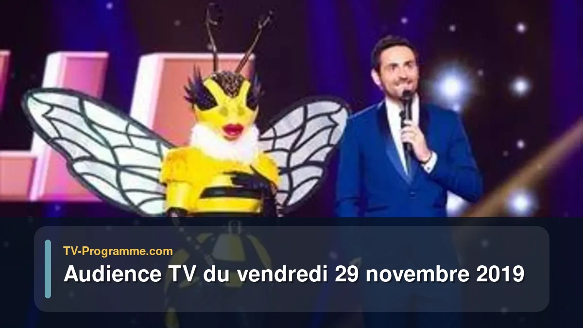 Audiences TV et audimat en prime time du Vendredi 29 novembre 2019