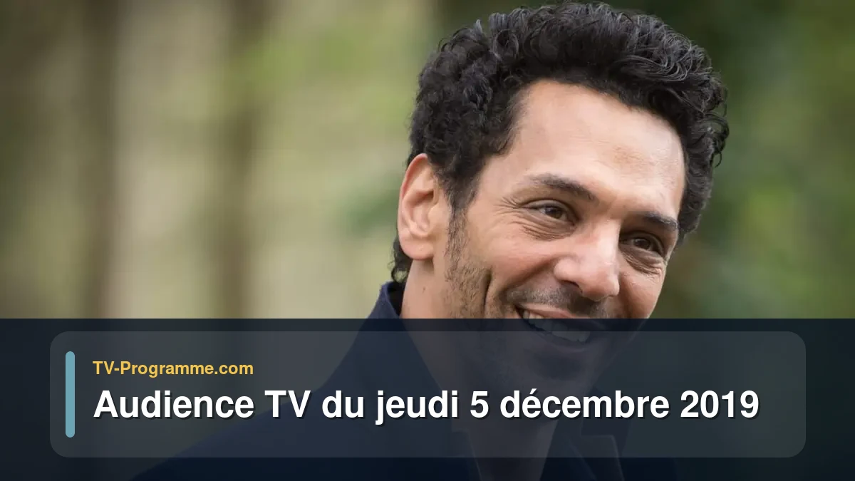 Audiences TV et audimat en prime time du Jeudi 5 décembre 2019