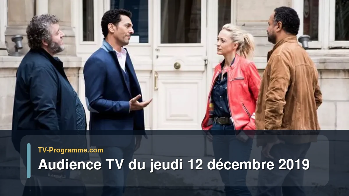 Audiences TV et audimat en prime time du Jeudi 12 décembre 2019