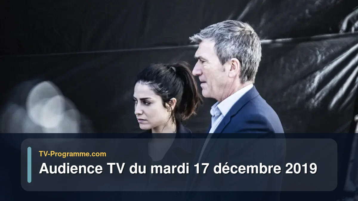 Audiences TV et audimat en prime time du Mardi 17 décembre 2019