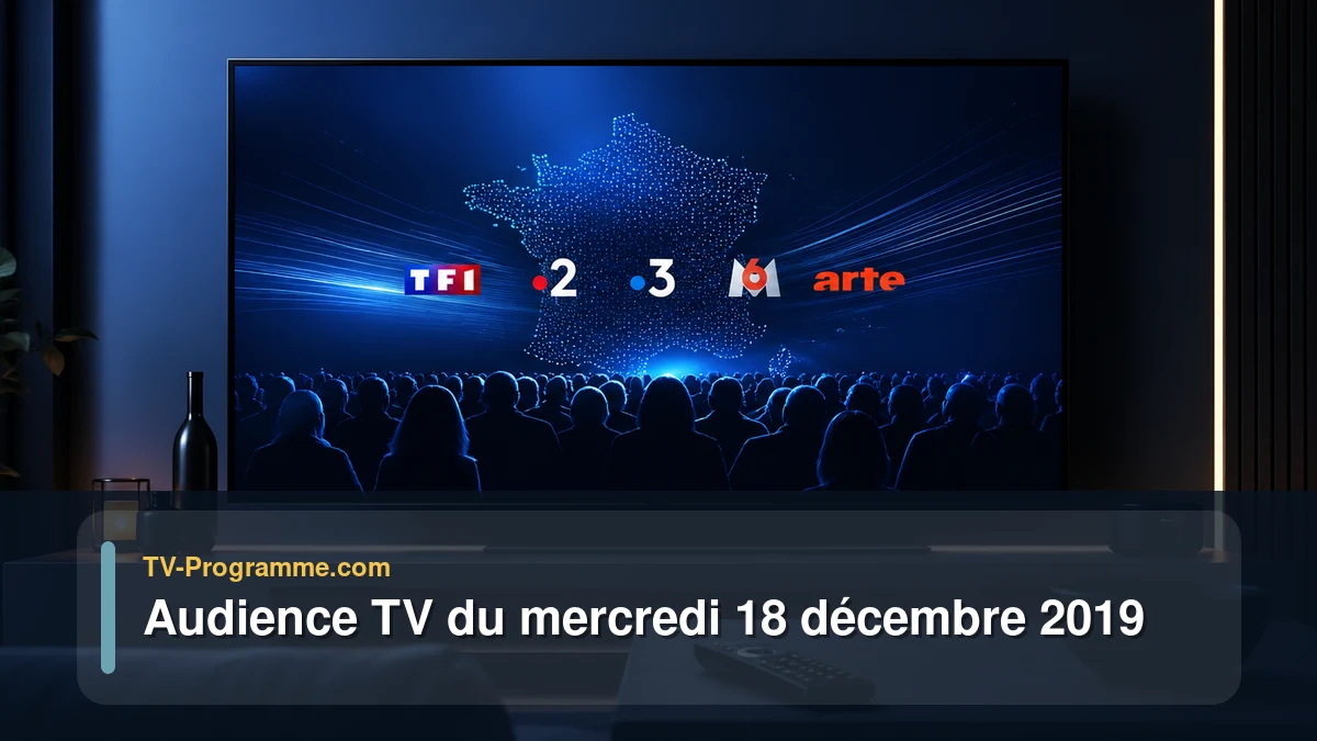 Audiences TV et audimat en prime time du Mercredi 18 décembre 2019