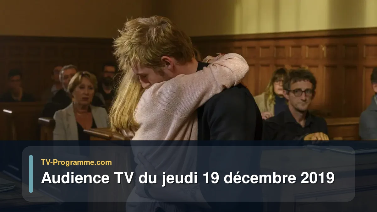 Audiences TV et audimat en prime time du Jeudi 19 décembre 2019