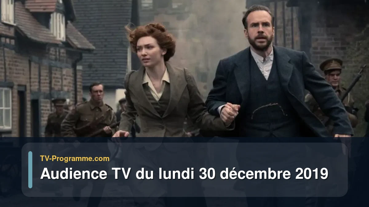 Audiences TV et audimat en prime time du Lundi 30 décembre 2019