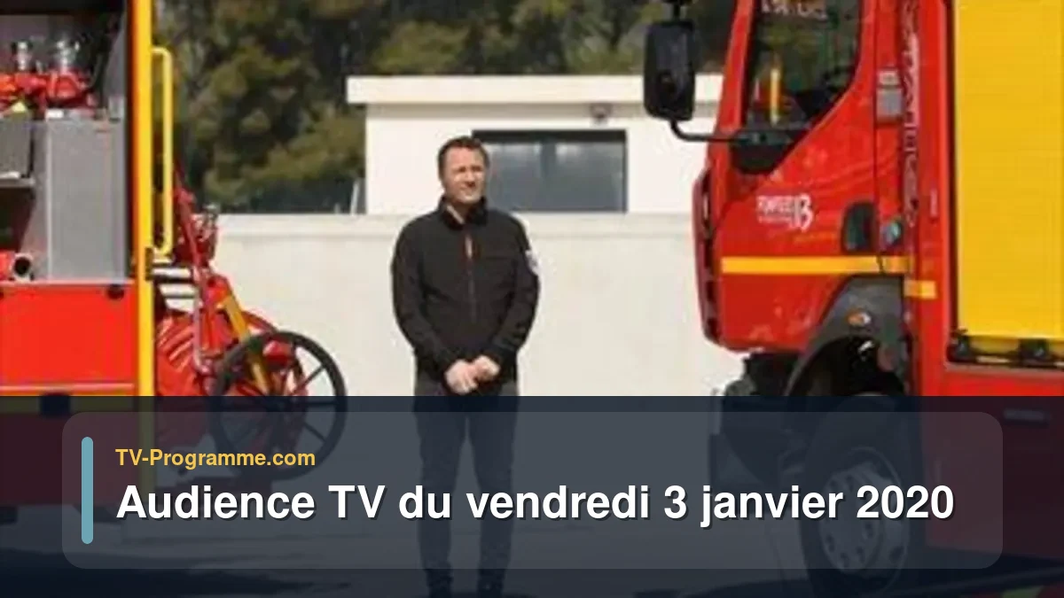 Audiences TV et audimat en prime time du Vendredi 3 janvier 2020