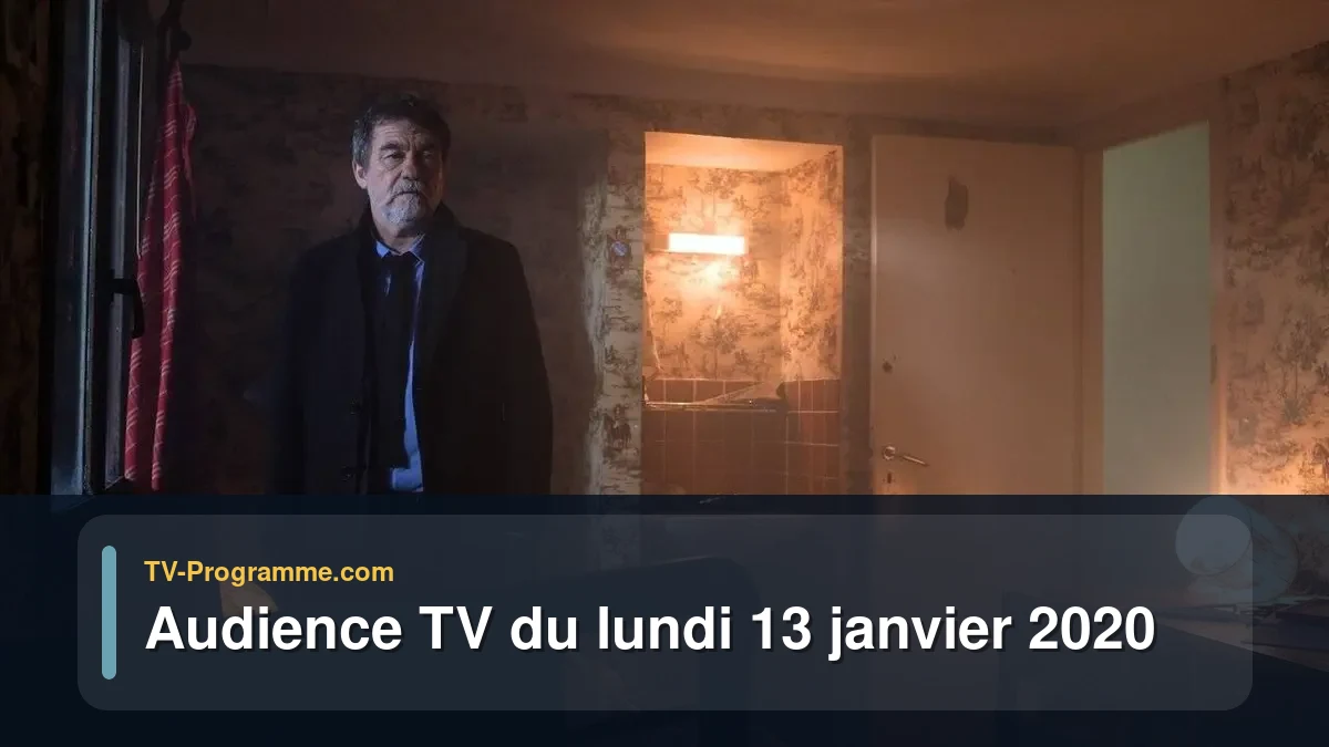 Audiences TV et audimat en prime time du Lundi 13 janvier 2020