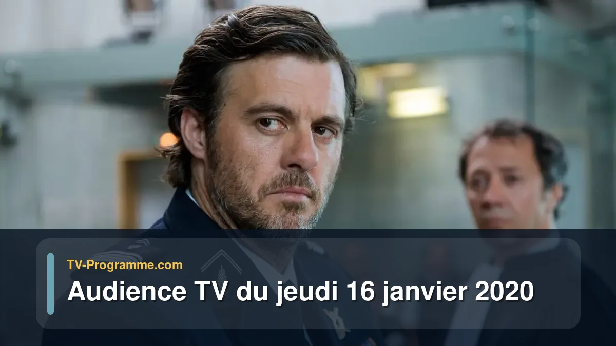 Audiences TV et audimat en prime time du Jeudi 16 janvier 2020