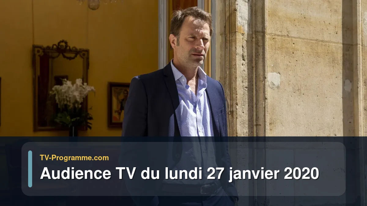 Audiences TV et audimat en prime time du Lundi 27 janvier 2020