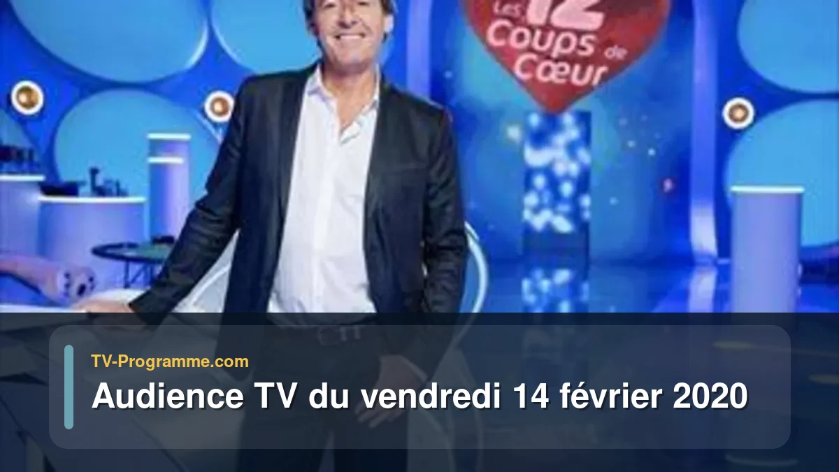 Audiences TV et audimat en prime time du Vendredi 14 février 2020