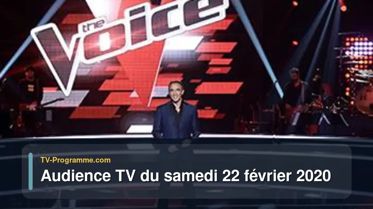 Audiences TV et audimat en prime time du Samedi 22 février 2020