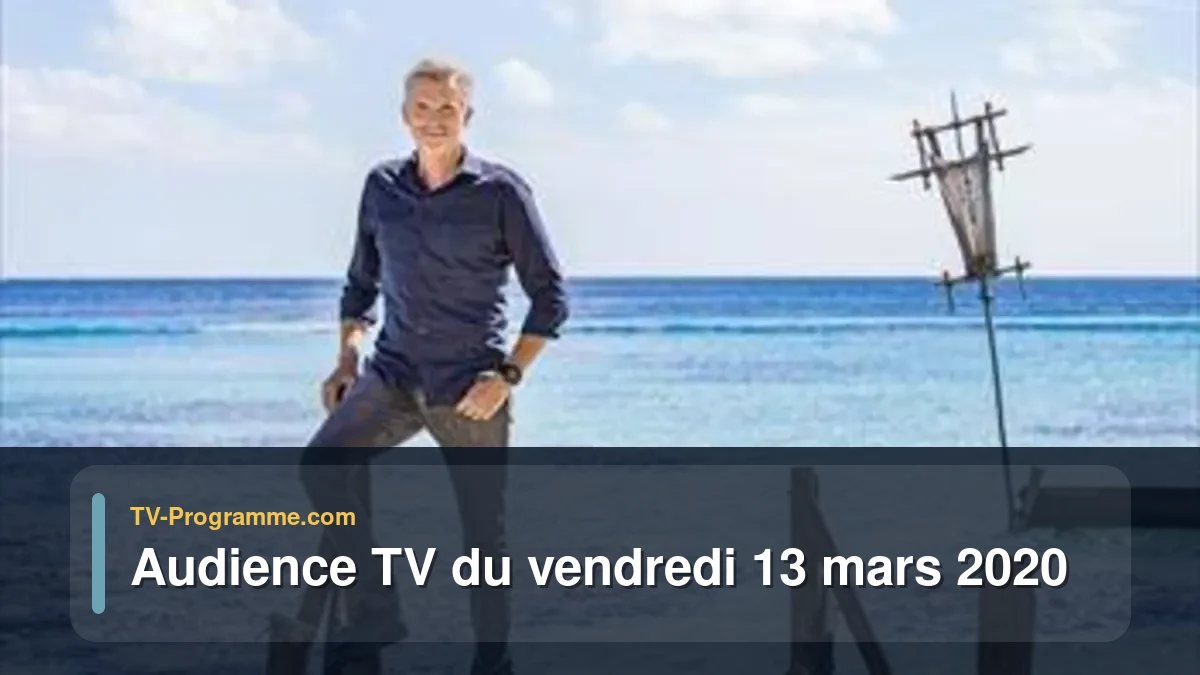 Audiences TV et audimat en prime time du Vendredi 13 mars 2020