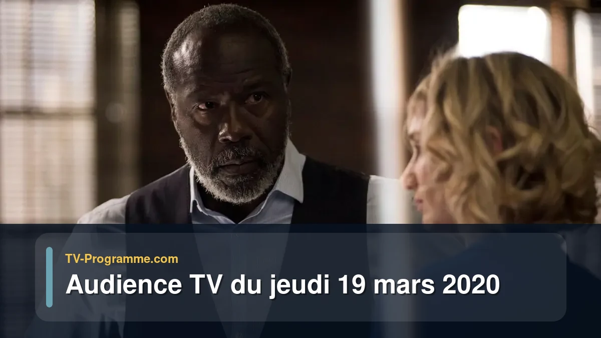 Audiences TV et audimat en prime time du Jeudi 19 mars 2020