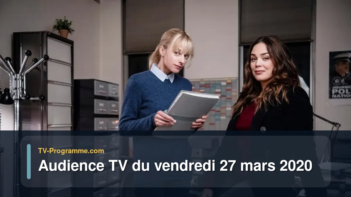Audiences TV et audimat en prime time du Vendredi 27 mars 2020