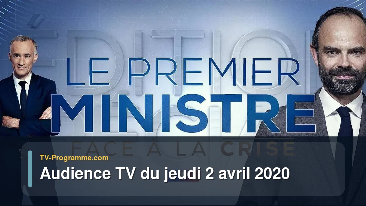 Audiences TV et audimat en prime time du Jeudi 2 avril 2020