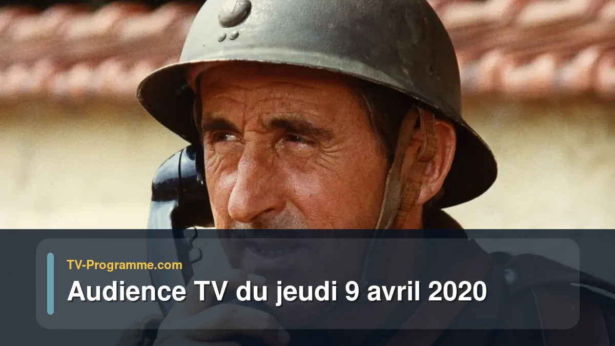 Audiences TV et audimat en prime time du Jeudi 9 avril 2020
