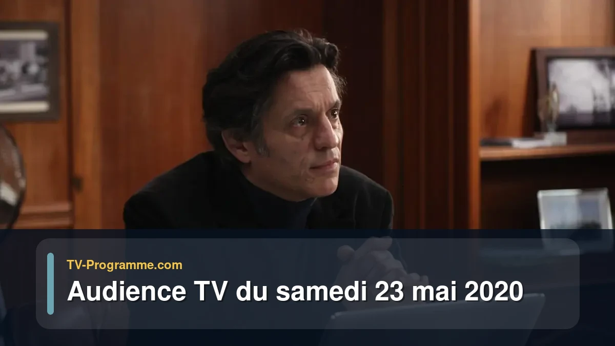 Audiences TV et audimat en prime time du Samedi 23 mai 2020