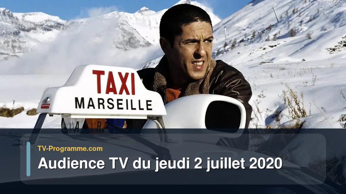 Audiences TV et audimat en prime time du Jeudi 2 juillet 2020