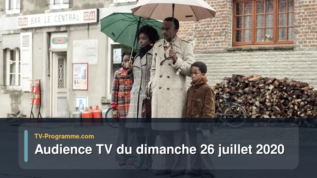 Audiences TV et audimat en prime time du Dimanche 26 juillet 2020