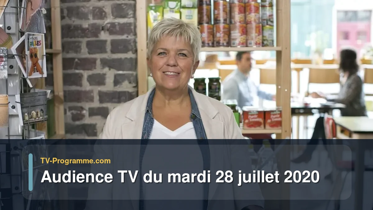Audiences TV et audimat en prime time du Mardi 28 juillet 2020