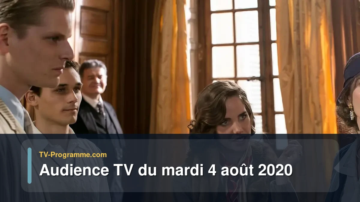 Audiences TV et audimat en prime time du Mardi 4 août 2020