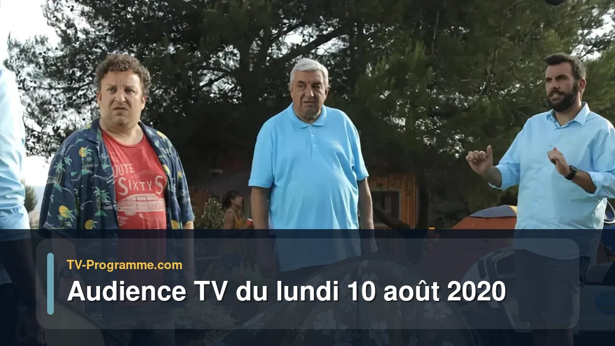 Audiences TV et audimat en prime time du Lundi 10 août 2020