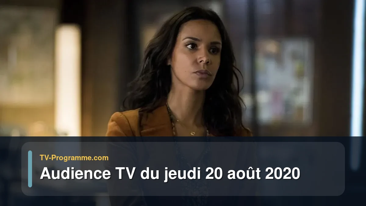 Audiences TV et audimat en prime time du Jeudi 20 août 2020