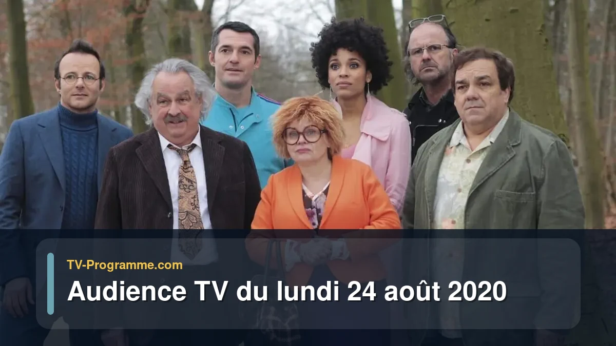 Audiences TV et audimat en prime time du Lundi 24 août 2020