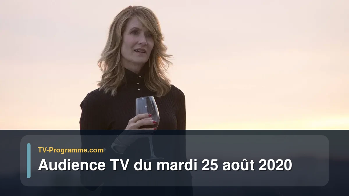 Audiences TV et audimat en prime time du Mardi 25 août 2020